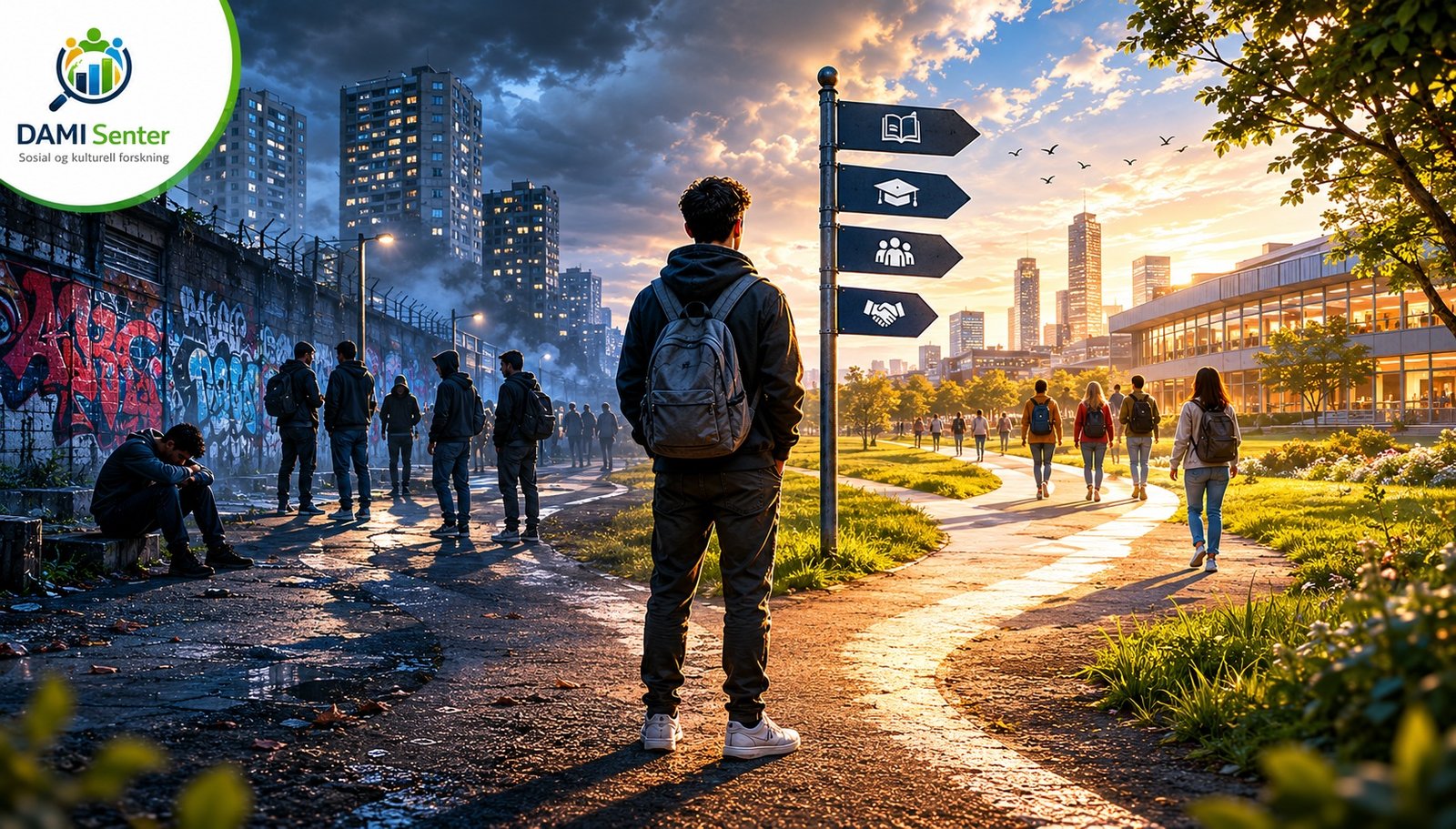 Fra marginalisering til nye veier: Dekonstruksjon av kriminalitet, identitet og integrasjon blant ungdom med migrasjonsbakgrunn i Europa
