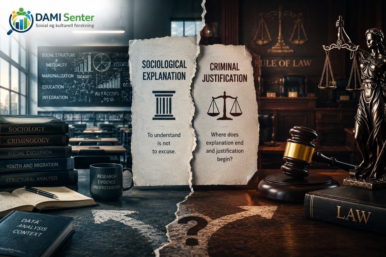 Where Does Sociological Explanation End and Criminal Justification Begin?